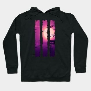 Shillouette color Hoodie